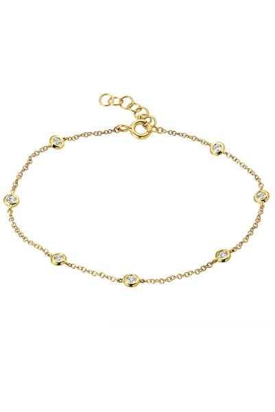 SARIASLAN Kadın Taşlı Gümüş Halhal