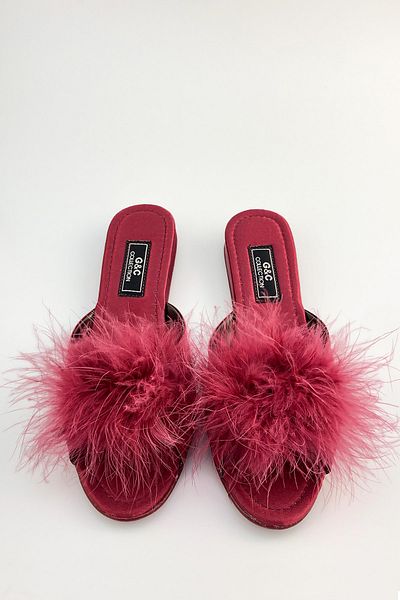 GC Papuci de zestre pentru femei G&amp;c 180 Furry