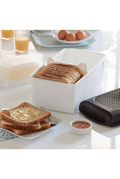 Tupperware Mini Bread World Clear Bread Storage Box Hsgl