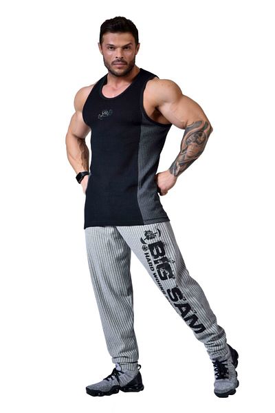 Big Sam Men's Training Tank Stretch Slim Fit Sleeveless Top 2316