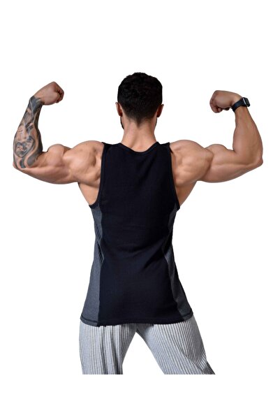 Big Sam Men's Training Tank Stretch Slim Fit Sleeveless Top 2316