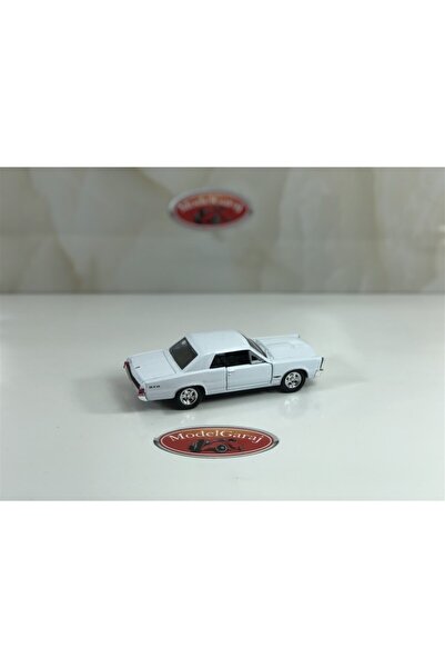 WELLY 1:38 1965 Pontiac Gto Beyaz Model Araba-metal Araba