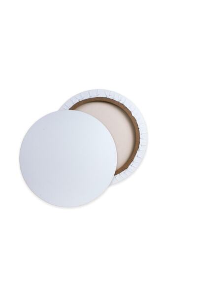 hobi market art Profesyonel Yuvarlak Tuval 20 cm Arkadan Zımbalı