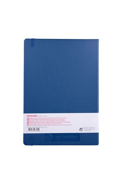 Talens Sketchbook Hard Cover Sketch Drawing Notebook 21x30 Cm140 gr80 YpNavy Blue