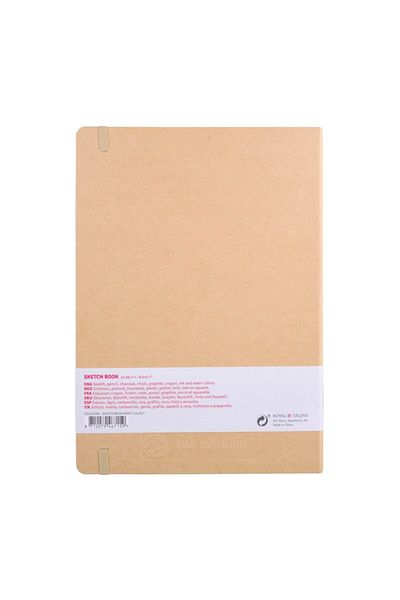 Talens Sketchbook Hard Cover Sketch Drawing Notebook 21x30 Cm140 gr80 YpKraft Yellow