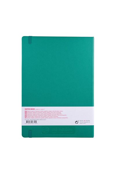 Talens Sketchbook Hard Cover Sketch Drawing Notebook 21x30 Cm140 gr80 YpForest Green