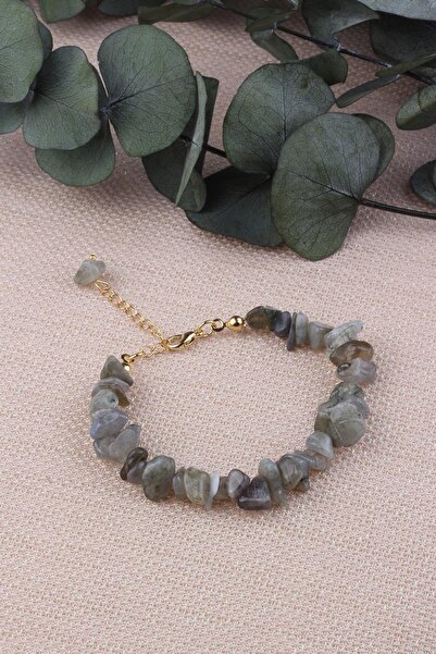 Dünya Doğal Taş سوار نسائي من حجر اللابرادوريت الطبيعي -300197