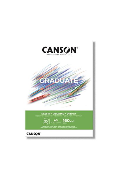 Canson Graduate Drawing Drawing Notebook 160 GrA5 30 Yp