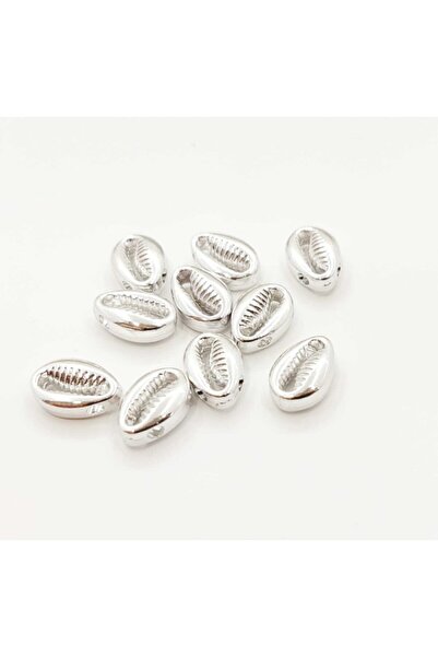 yiğit aksesuar Επάργυρη Ενδιάμεση Συσκευή Μοντέλου Θαλασσινού Κοχυλιού 10 Τεμ...