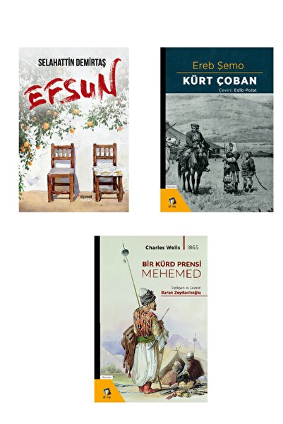 Dipnot Yayınları Selahattin Demirtaş Efsun - Kürt Çoban - Bir Kürd Prensi Meh...