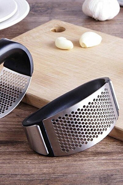 Buffer 2 Pieces New Garlic Masher Stainless Steel Garlic Press