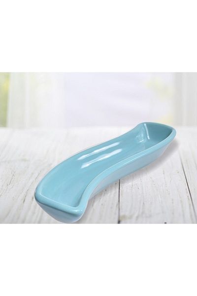 Keramika 3-Piece Olive Holder Ivory 18 Cm Turquoise 420 A