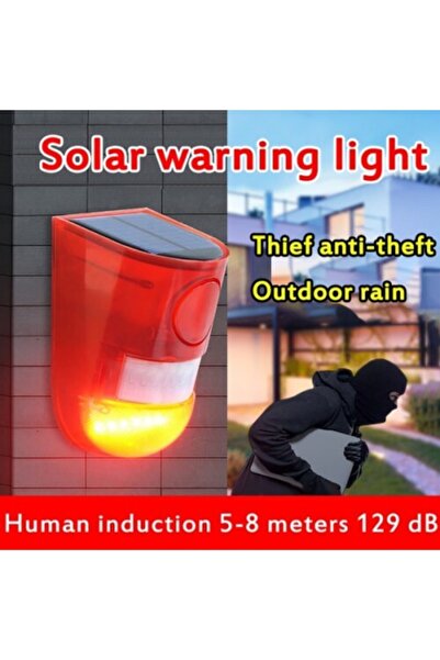 BAYRAM Sensörlü Güneş Enerjili Alarm & Çaydırıcı Alarm Hayvan Kovucu