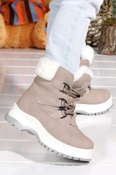 Vicco 946.21k.240 Alexis Thermal Fur Lace-Up Girls' Boat Shoes