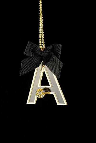 TASARIM ARABAM ATİKE ELİF AKIN زخرفة الرؤية الخلفية الذهبية الشفافة حرف A