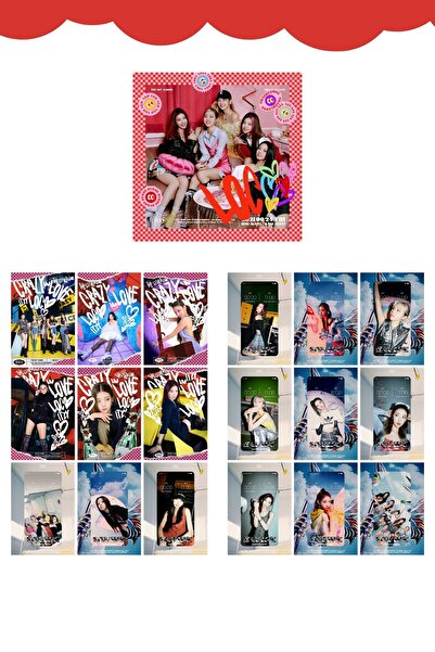 Kpop Dünyasi Itzy '' Crazy In Love '' Fotokart Seti