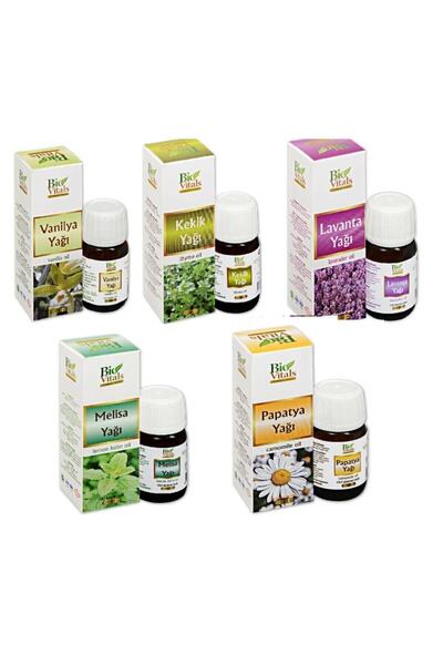 Bio Vitals Buhurdanlık Vanilya - Kekik - Lavanta - Melisa - Papatya 5li Set