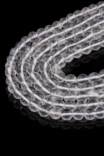 Dünya Doğal Taş 6 mm kristalni kvarcni kameni niz - Niz0302