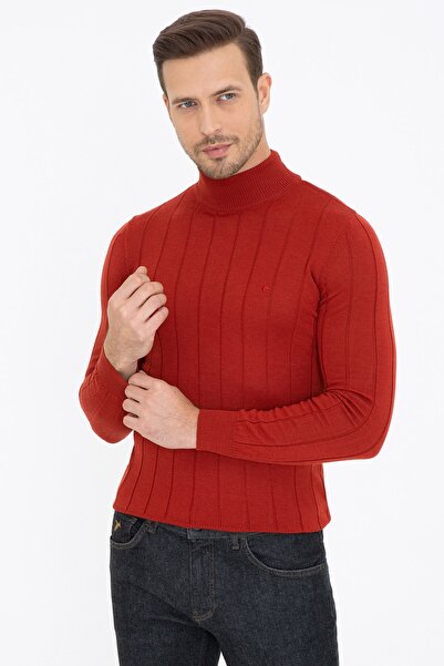 Cacharel Ziegelroter Herrenpullover G051SZ0TK.0001281437