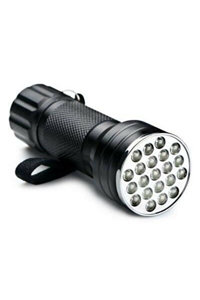 gaman Uv Fener 21 Led Kehribar, Oltu Taşı Kontrolü-ultraviyole Mor Renk Fener...