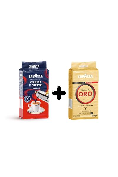 LavAzza كريما إي جوستو قهوة مفلترة 250 جرام وقهوة كواليتا أورو مفلترة 250 جرام