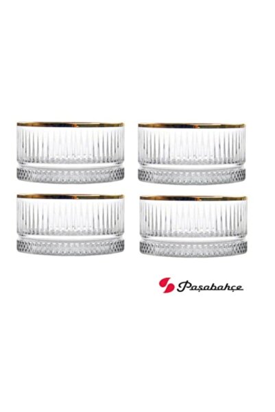 Paşabahçe Elysia Golden Touch 510 Cc Çerezlik 4 Adet