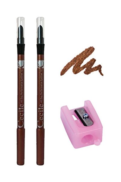 Cecile All Day 12-bakır Kahve Göz Kalemi Seti 3