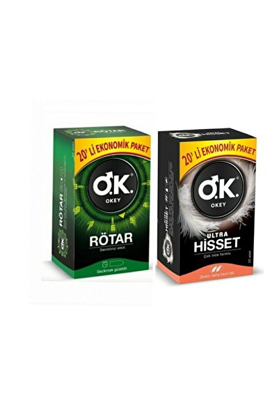 Okey Prezervatif Rötar 20'li Ultra Hisset 20'li