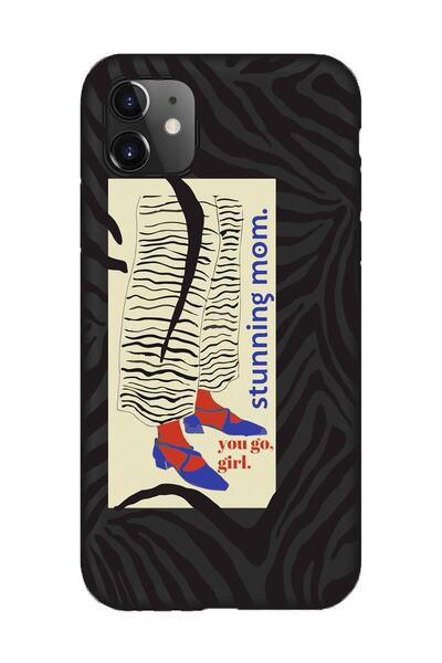 shoptocase Iphone 11 Uyumlu Stunning Mom Desenli Premium Lansman Kılıf