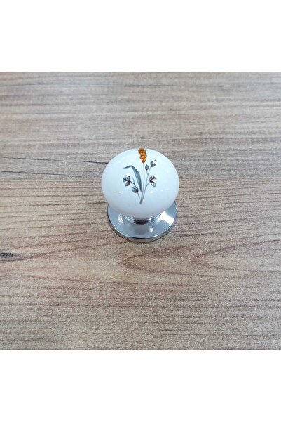 ARON 3015-10-186 Krom Rustik Porselen Düğme Kulp Mobilya Çekmece Dolap Komidi...