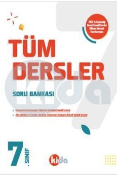 Kida Kitap Kida 7.sınıf Tüm Dersler Soru Bankası-2021