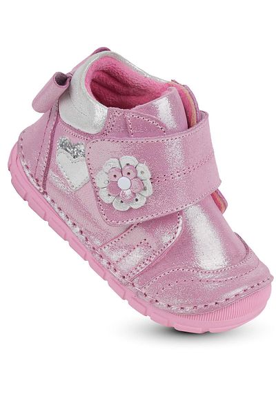 KAPTAN JUNIOR Ilkadım Genuine Leather Baby Girl Child Orthopedic Shoes Booties