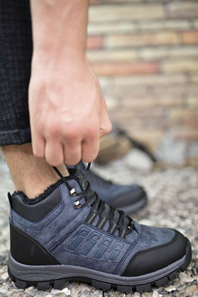 nisa ayakkabı çanta Erkek Kışlık Kaydırmaz Ortopedik Taban Günlük Spor Traking Ayakkabı