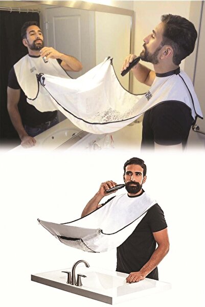 Vi Caro 2 Adet Saç Sakal Kesme Örtüsü Tıraş Önlüğü Traş Örtüsü Berber Önlüğü