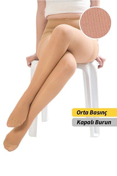 MORSA CYBERG ® Külotlu Kapalı Burun Orta Basınç Varis Çorabı Ccl 2