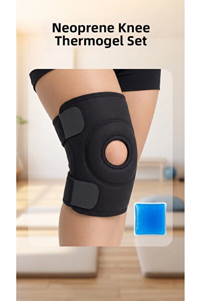 esplendor دعامة ركبة رياضية مع دعم متقاطع للركبة وجل حراري، هدية رائعة