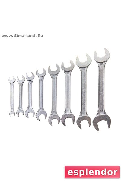 esplendor 1.مجموعة مفاتيح مفتوحة مزدوجة الجودة مكونة من 8 قطع