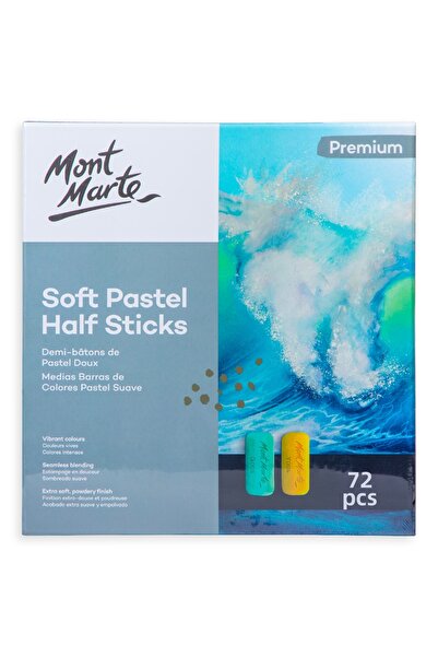 Mont Marte Mm Soft Pastel Half Stick 72Pcs