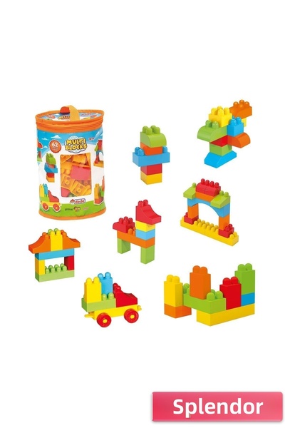 esplendor 01253 مكعبات متعددة 62 قطعة