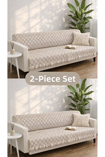 Miracolo Home Βαμβάκι τεμάχια σε πακέτο Κάλυμμα καναπέ Κάλυμμα καναπέ-κρεβάτι...