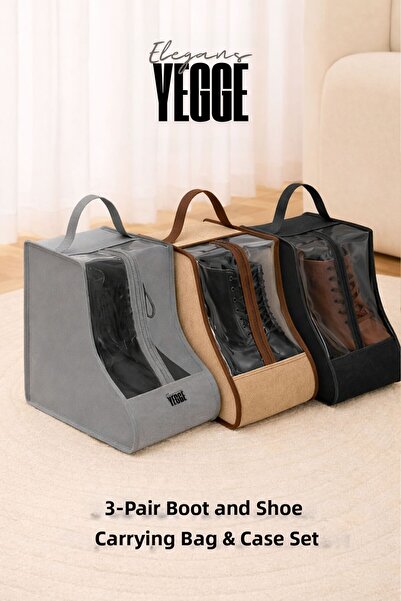 YEGGE 3 Color Boot Shoe Storage Bag Slots - Shoe Storage Bag Boot and Shoe Or...