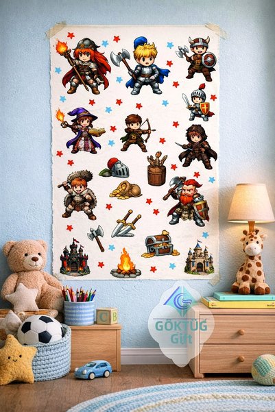Göktuğ Hediyelik Spiderman Ironman Hulk Captain America Deadpool Wall Sticker...
