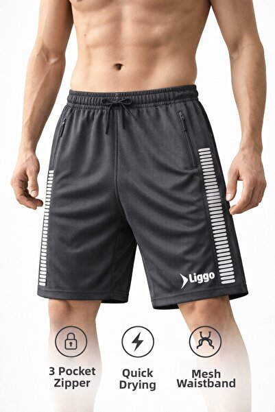 Liggo Pantaloni scurți sport Capri Pantaloni scurți de baschet Pantaloni scur...