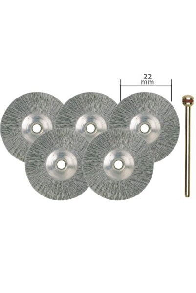 Proxxon 5'li Daire Disk Tel Fırça Seti 28956