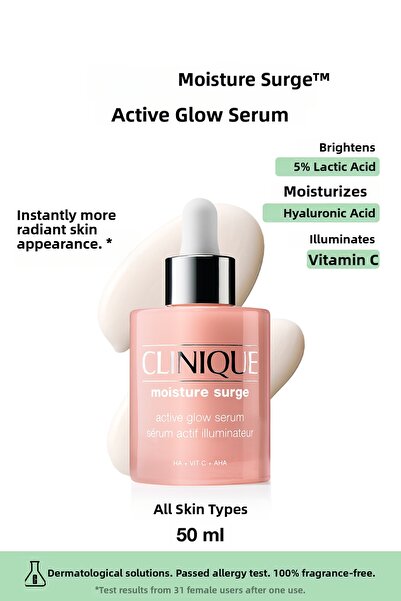 Clinique Moisture Surge™ Active Glow Işıltı Serum 50ml | C Vitamini, Hyalüron...