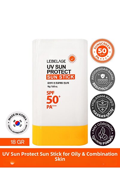 LEBELAGE Stick Formda Güneş Koruyucu Lebelage UV Sun Protect Stick SPF 50+ PA...