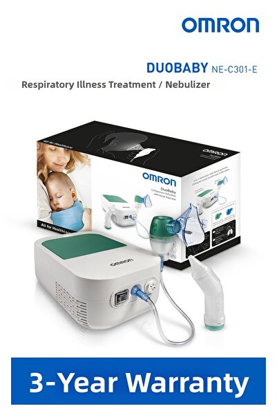 Omron DuoBaby, Burun Aspiratörlü Alt ve Üst Solunum Yoluna Uygun Nebulizatör