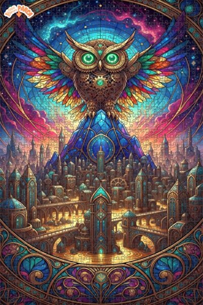 Esranın Dünyası The Sage of the Mysterious Forest Colorful Glass-Looking Wood...