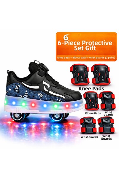 sepona أحذية التزلج أحذية رياضية مضيئة للتزلج على الجليد