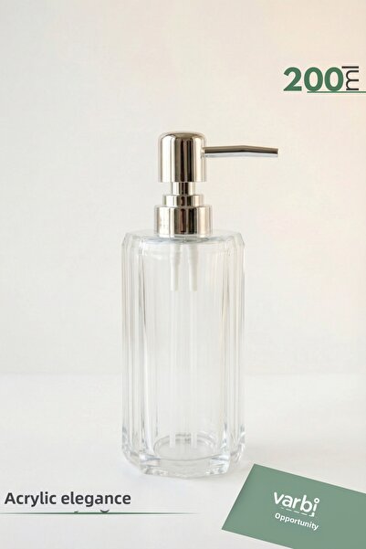 Varbifırsat Acrylic Cylinder Liquid Soap Dispensers 200 ml |   Modern Decorat...